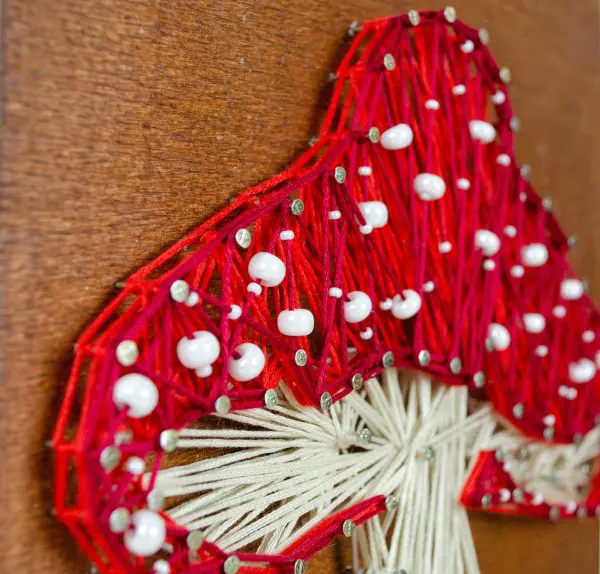 Buy String art kit - Amanita Mushroom-ABC-031_3