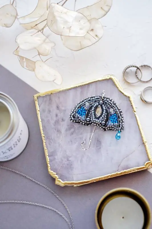 Buy DIY Jewelry making kit Pin Brooch - Summer rain-AD-049