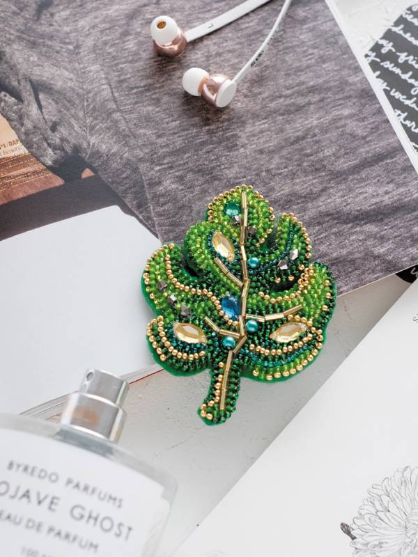 Buy DIY Jewelry making kit Pin Brooch - Monstera leaf-AD-063