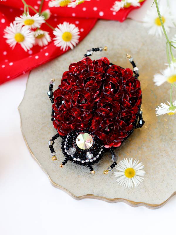 Buy DIY Jewelry making kit Pin Brooch - Ladybug-AD-083