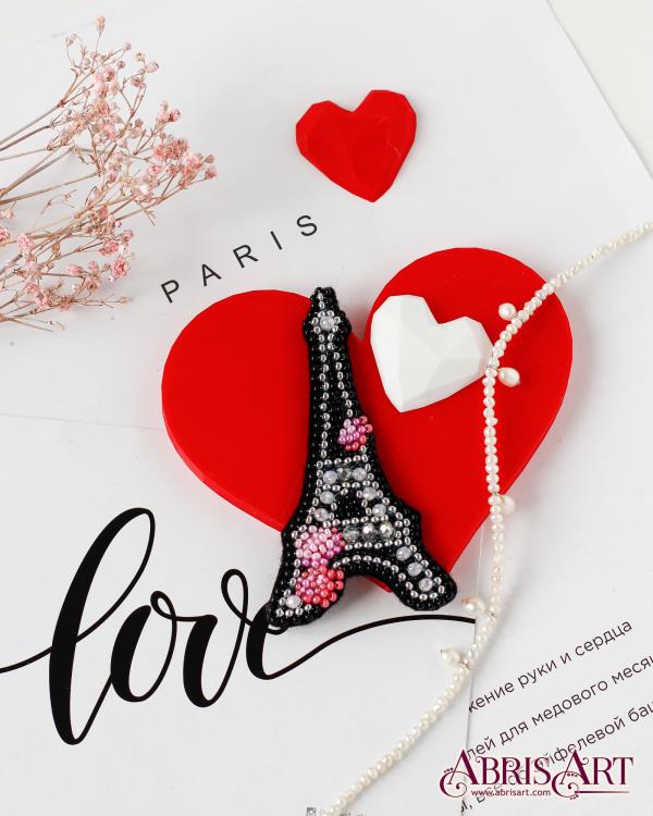 Buy DIY Jewelry making kit Pin Brooch - Heart of France-AD-099