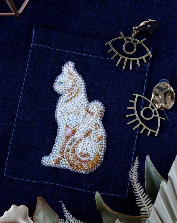 Buy DIY Beaded Clothes Patch Embroidery kit - Bast-A-AD-109