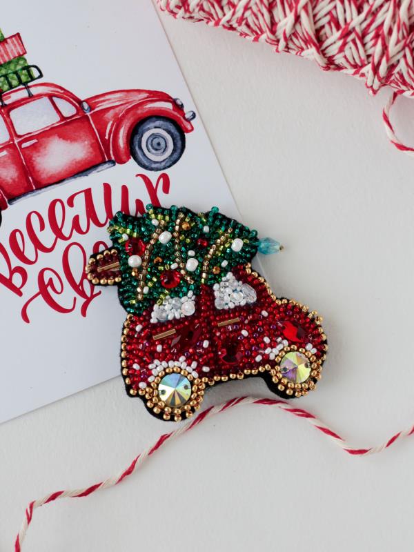 Buy DIY Jewelry making kit Pin Brooch - New Year's car-AD-211