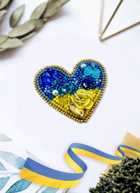 Buy DIY Jewelry making kit Pin Brooch - My heart-AD-225