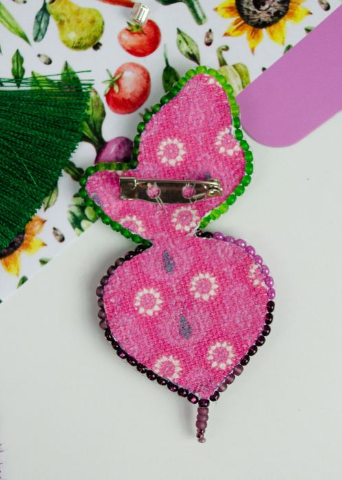 Buy DIY Jewelry making kit Pin Brooch - Beetroot-AD-231_4