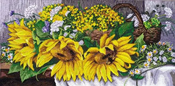 Buy Cross stitch kit - Sunflowers-AH-030