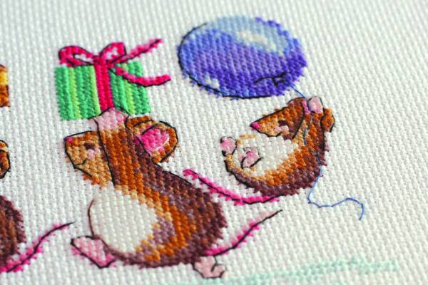 Buy Cross stitch kit - We are in a hurry to greet-AH-044_5