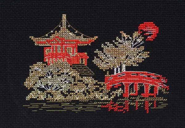 Buy Cross stitch kit - Japan-1-AH-097