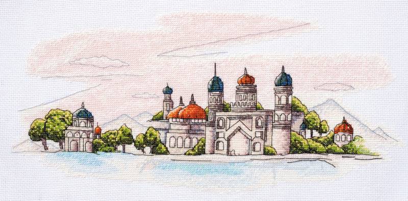 Buy Cross stitch kit - Colorful domes-AH-110
