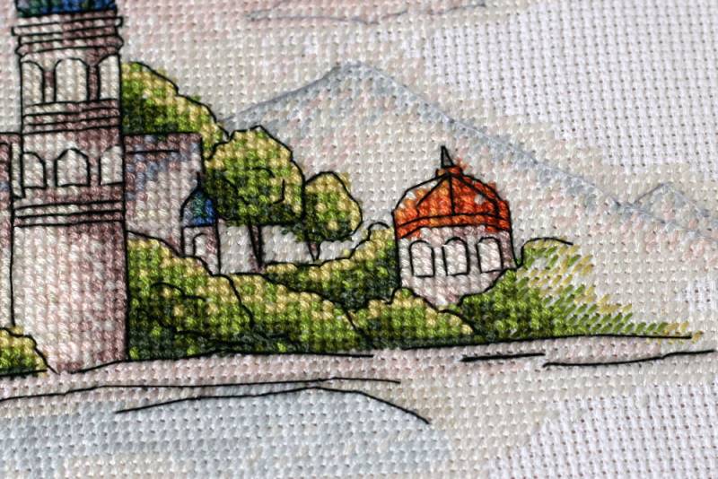 Buy Cross stitch kit - Colorful domes-AH-110_2