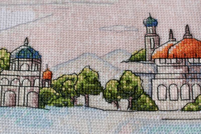 Buy Cross stitch kit - Colorful domes-AH-110_3