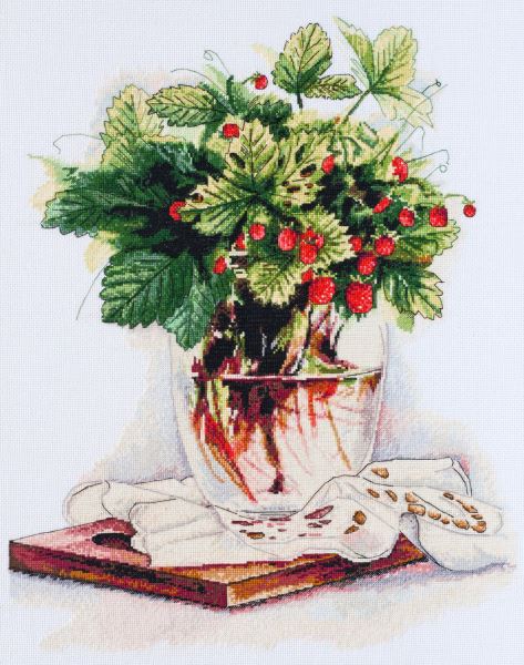 Buy Cross stitch kit - Bouquet of strawberries-AH-136