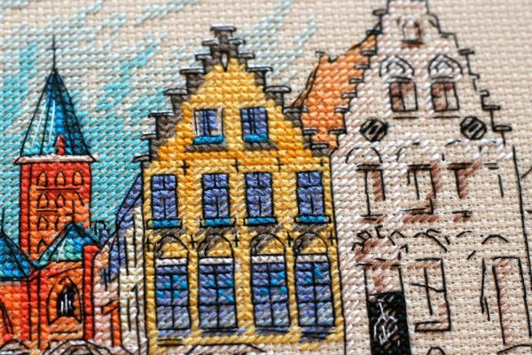 Buy Cross stitch kit - Colored town-1-AH-137_2