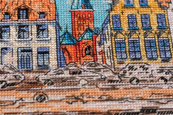 Buy Cross stitch kit - Colored town-1-AH-137_3