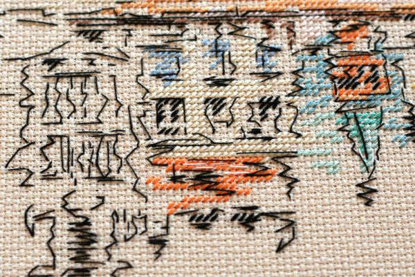 Buy Cross stitch kit - Colored town-1-AH-137_4