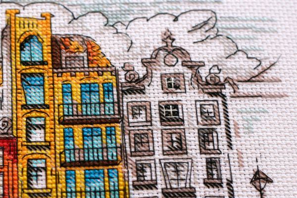 Buy Cross stitch kit - Colorful town-2-AH-147_3