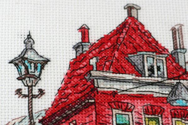 Buy Cross stitch kit - Colored town-3-AH-148_1