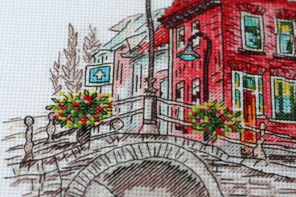 Buy Cross stitch kit - Colored town-3-AH-148_3