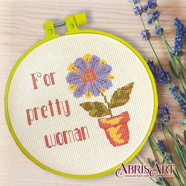 Buy Mini Cross stitch kit - For a beautiful woman-AHM-004