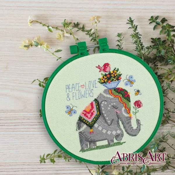 Buy Mini Cross stitch kit - Elephant-AHM-007