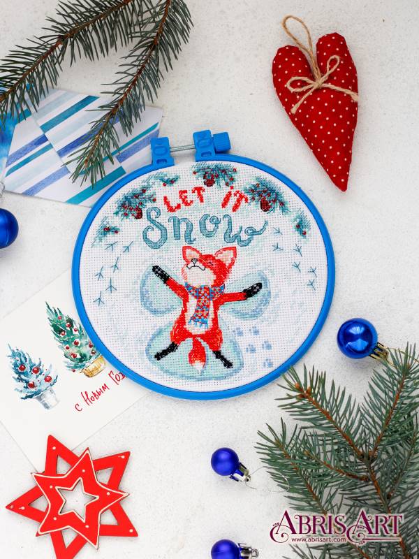 Buy Mini Cross stitch kit - Snow angel-AHM-023