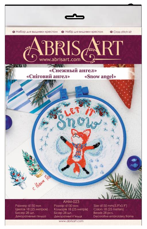 Buy Mini Cross stitch kit - Snow angel-AHM-023_1