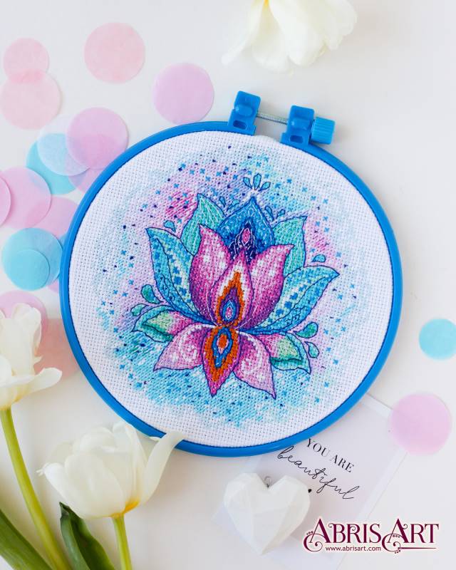 Buy Mini Cross stitch kit - Flower of Happiness-AHM-046_2