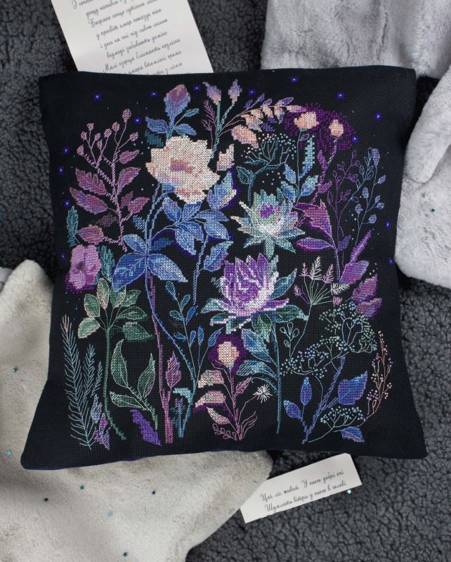 Buy DIY Counted Cross Stitch Pillow Kit - Night euphoria-AHP-017