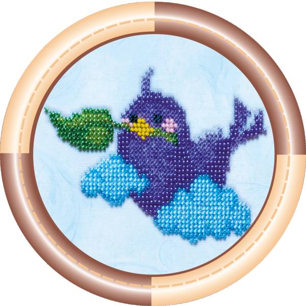 Buy Mini Bead embroidery kit - Bird-AM-006