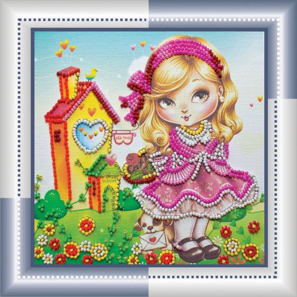 Buy Mini Bead embroidery kit - Birthday Girl-AM-024