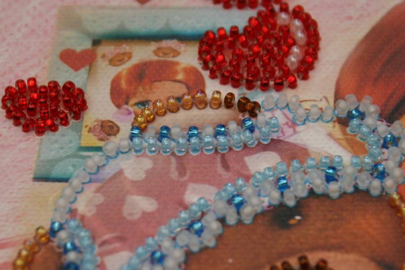 Buy Mini Bead embroidery kit - Favorite Teddy Bear-AM-042_2