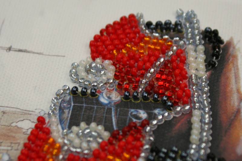 Buy Mini Bead embroidery kit - Mersedes-500k-AM-057_2