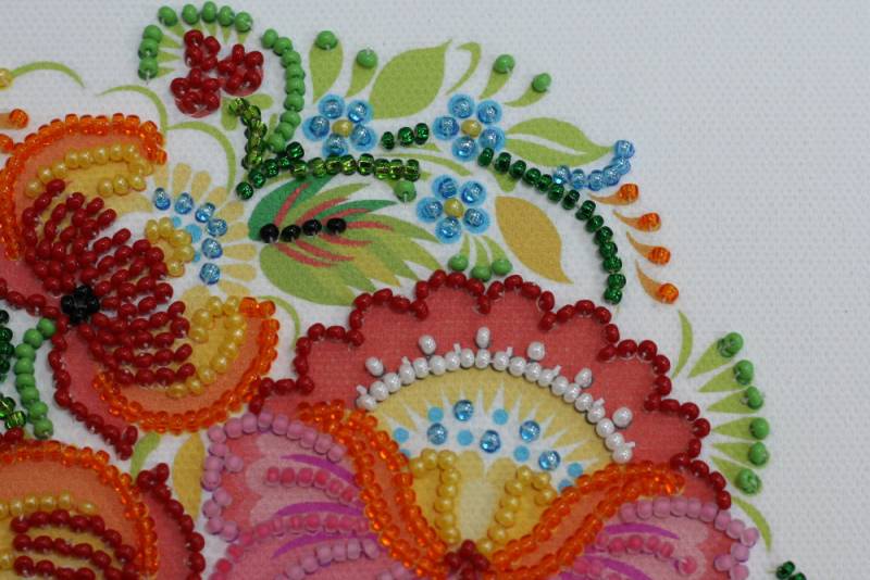 Buy Mini Bead embroidery kit - Khokhloma-1-AM-074_1