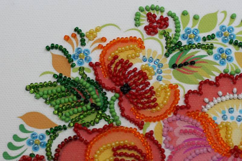 Buy Mini Bead embroidery kit - Khokhloma-1-AM-074_2
