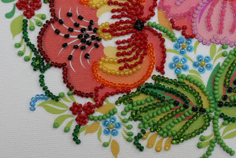 Buy Mini Bead embroidery kit - Khokhloma-1-AM-074_3