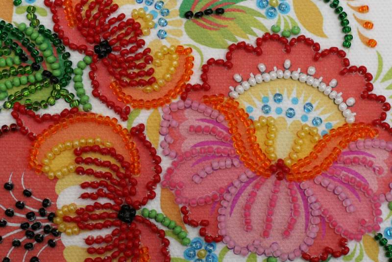 Buy Mini Bead embroidery kit - Khokhloma-1-AM-074_4