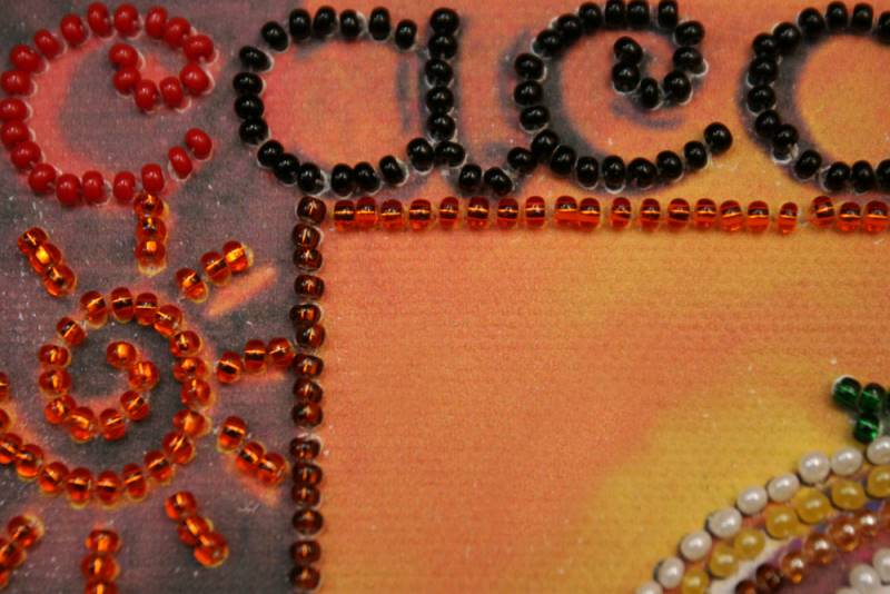 Buy Mini Bead embroidery kit - Cocoa-AM-083_1