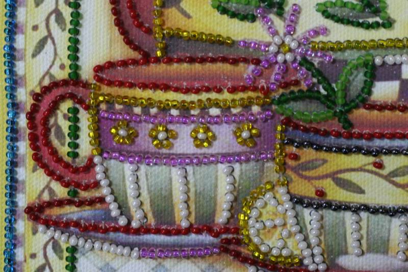 Buy Mini Bead embroidery kit - Tea for two-AM-089_3