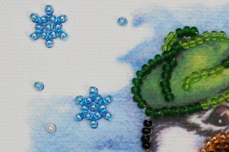 Buy Mini Bead embroidery kit - Woodpecker-AM-094_1
