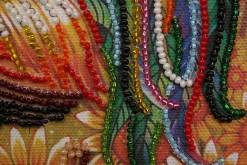 Buy Mini Bead embroidery kit - Cock-AM-100_3