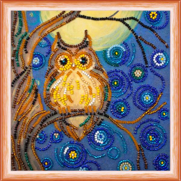 Buy Mini Bead embroidery kit - Midnight Owl-AM-103