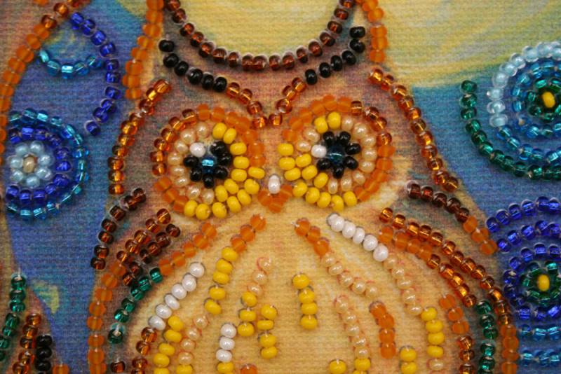 Buy Mini Bead embroidery kit - Midnight Owl-AM-103_3