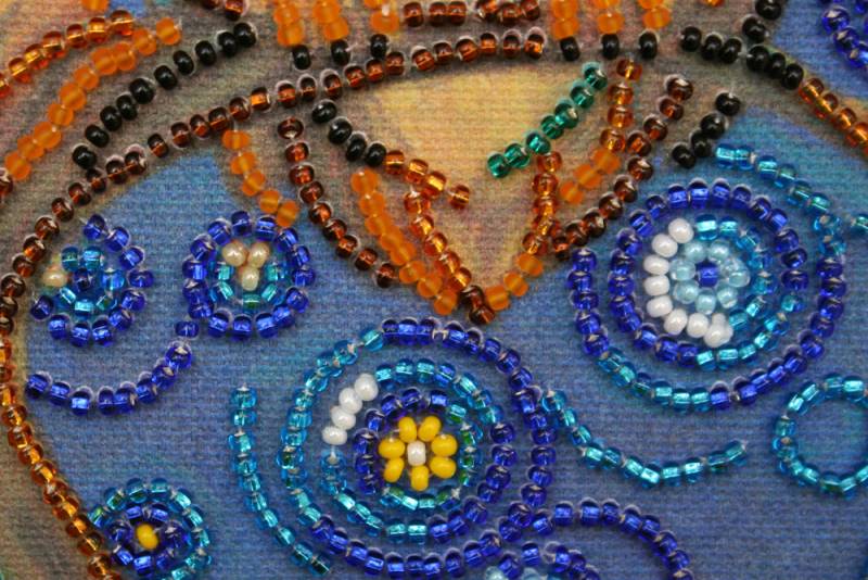 Buy Mini Bead embroidery kit - Midnight Owl-AM-103_4