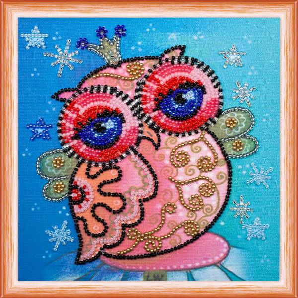Buy Mini Bead embroidery kit - Owl-Feechka-AM-106