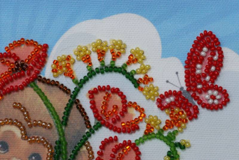 Buy Mini Bead embroidery kit - Bouquet of poppies-AM-113_2