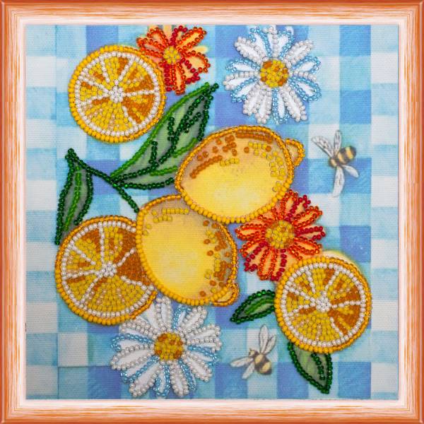 Buy Mini Bead embroidery kit - Summer lemons-AM-119