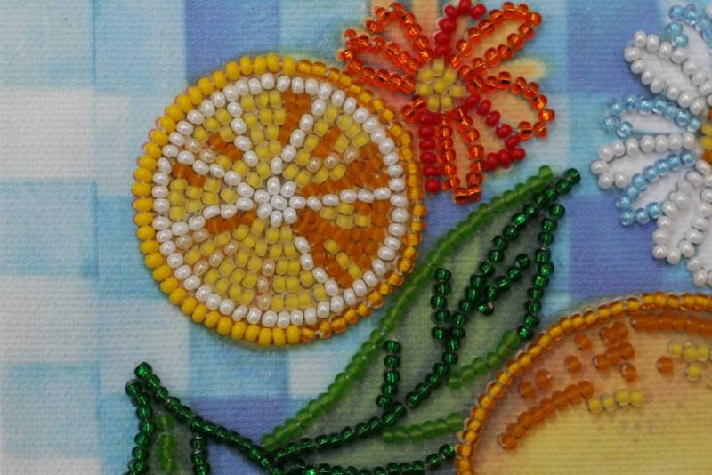 Buy Mini Bead embroidery kit - Summer lemons-AM-119_1