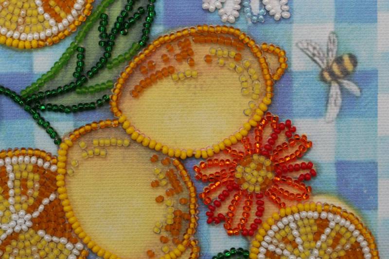 Buy Mini Bead embroidery kit - Summer lemons-AM-119_3