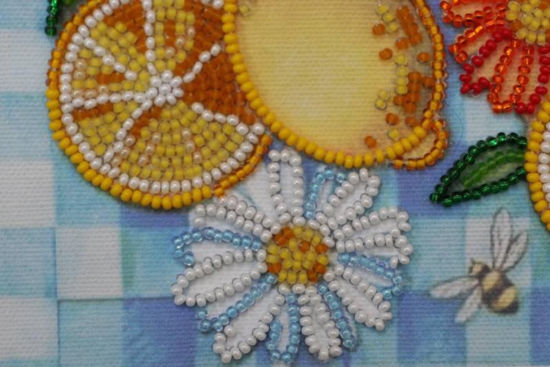 Buy Mini Bead embroidery kit - Summer lemons-AM-119_4