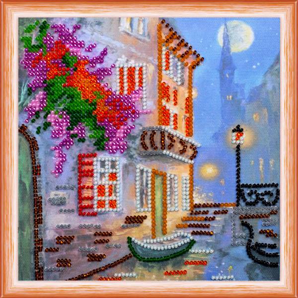 Buy Mini Bead embroidery kit - Venetian landscape-AM-120